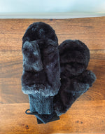 Load image into Gallery viewer, Convertible Fuzzy Mittens
