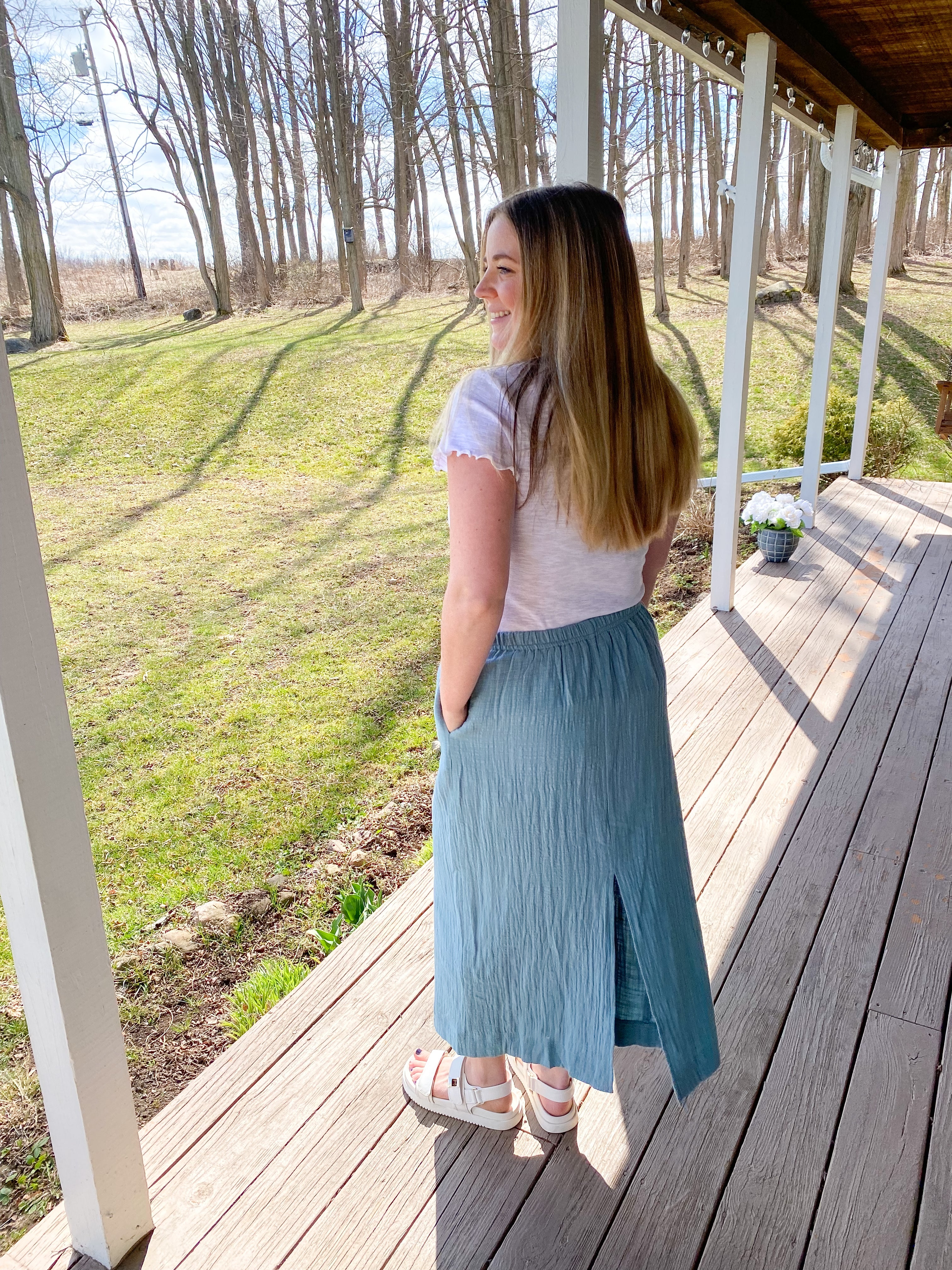 Seaside Midi Skirt