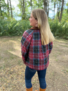 Mulberry Plaid Jacket