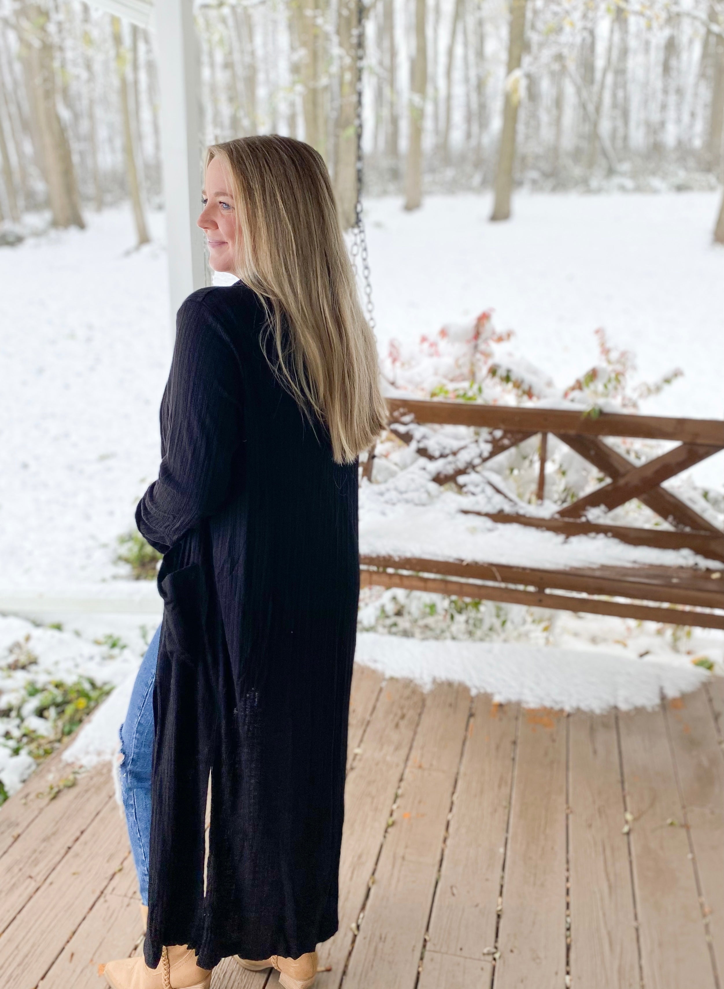 Finishing Touch Duster Cardigan