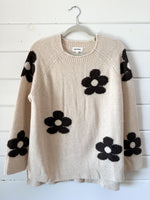 Load image into Gallery viewer, Floral Knit Sweater
