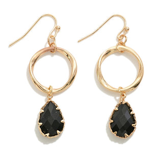 Black Tie Earrings