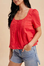 Load image into Gallery viewer, Poppy Lace Top
