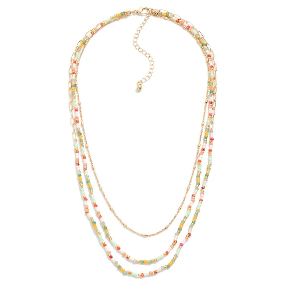 Multi Beaded Necklace