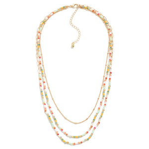 Multi Beaded Necklace