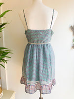 Load image into Gallery viewer, Vintage Mint Lace Up Dress
