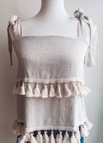 Load image into Gallery viewer, Tassel Tier Tank Top
