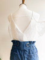 Load image into Gallery viewer, In a Dream White Lace Bodysuit
