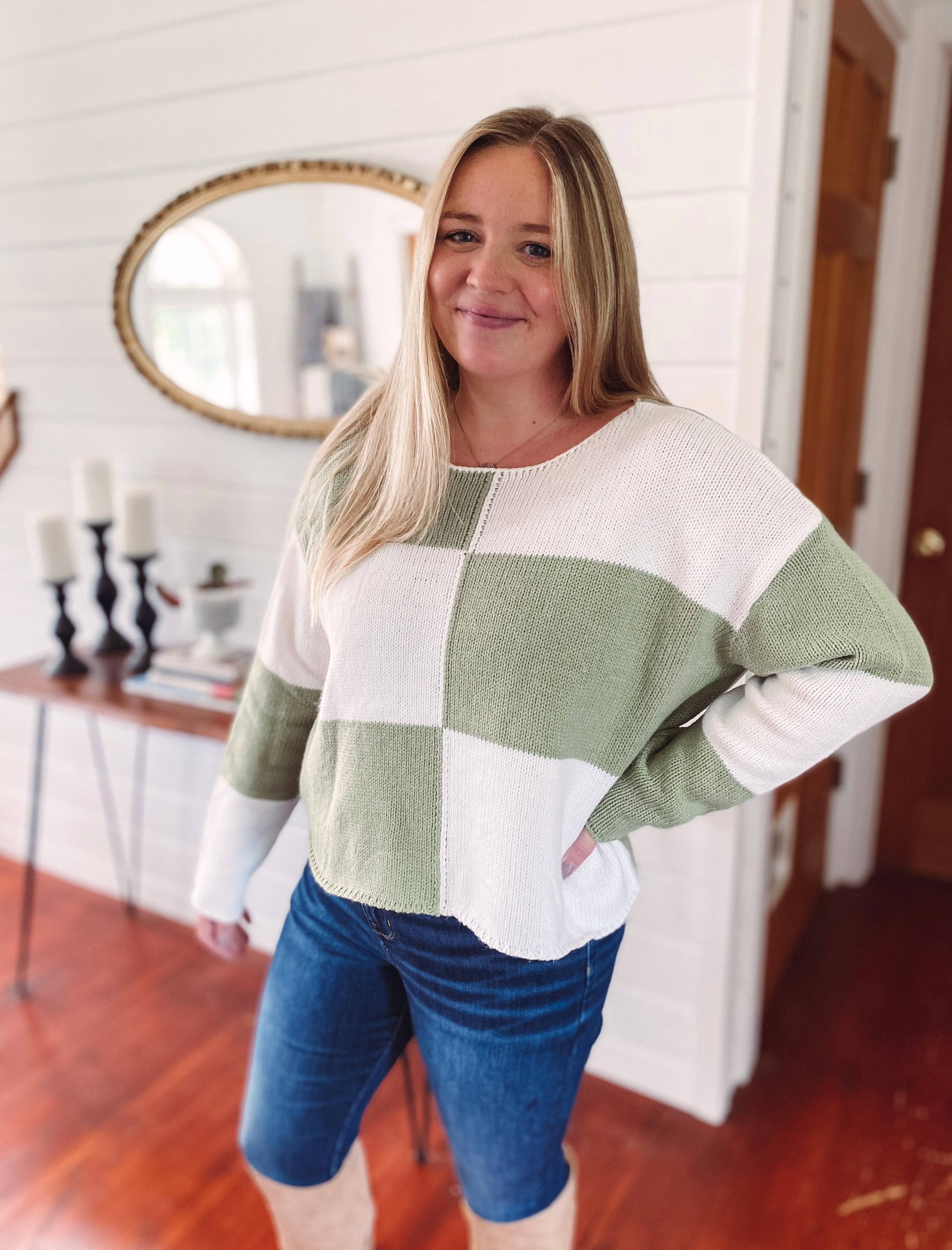 Color Block Sweater