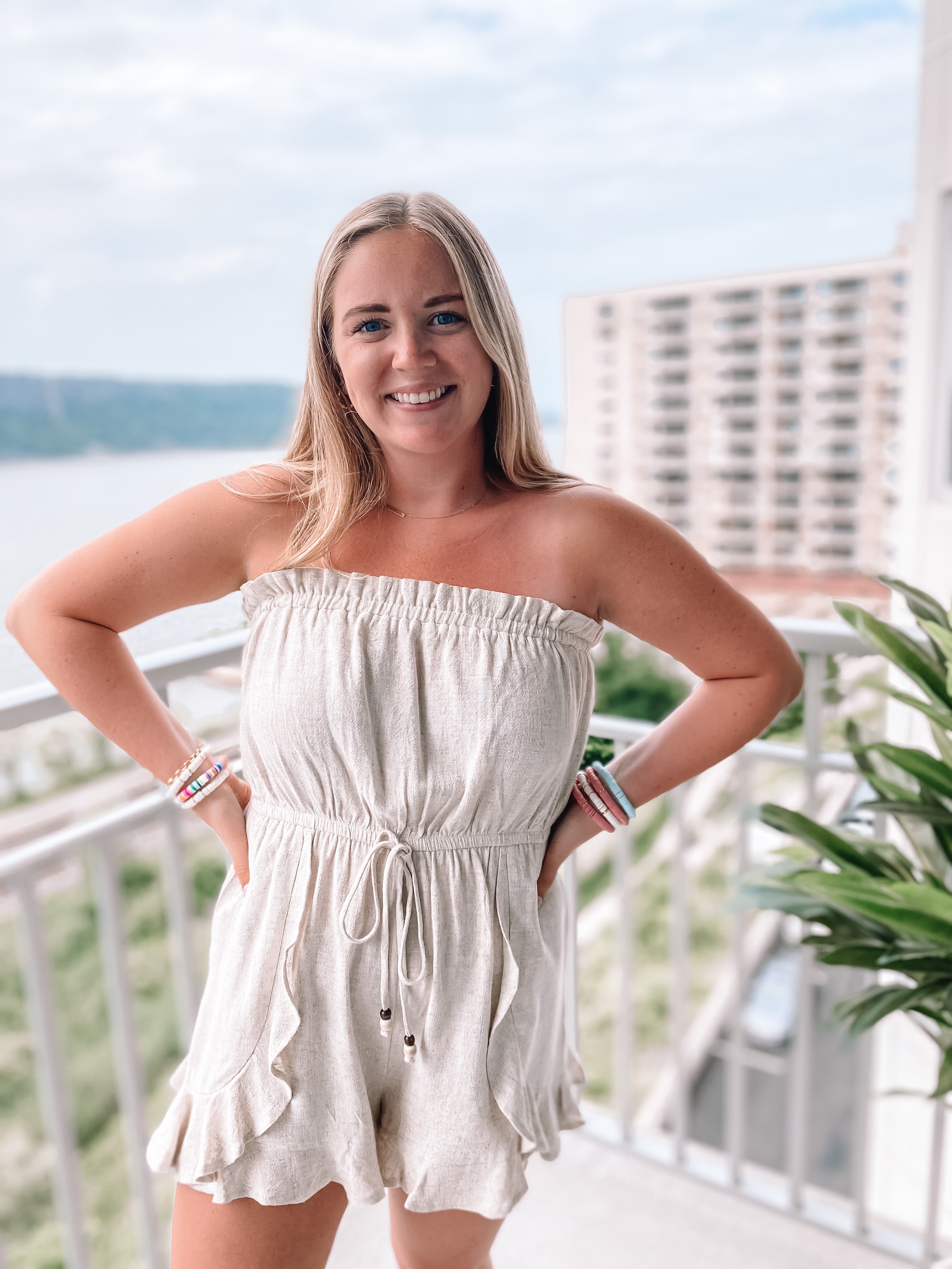 Tulip Linen Romper
