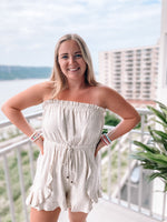 Load image into Gallery viewer, Tulip Linen Romper
