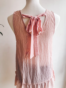 Floral Embroidered Tank Top