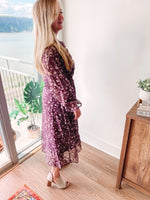 Load image into Gallery viewer, Plum Midi Dress
