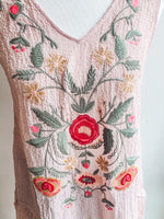 Load image into Gallery viewer, Floral Embroidered Tank Top
