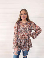 Load image into Gallery viewer, Rose Babydoll Top
