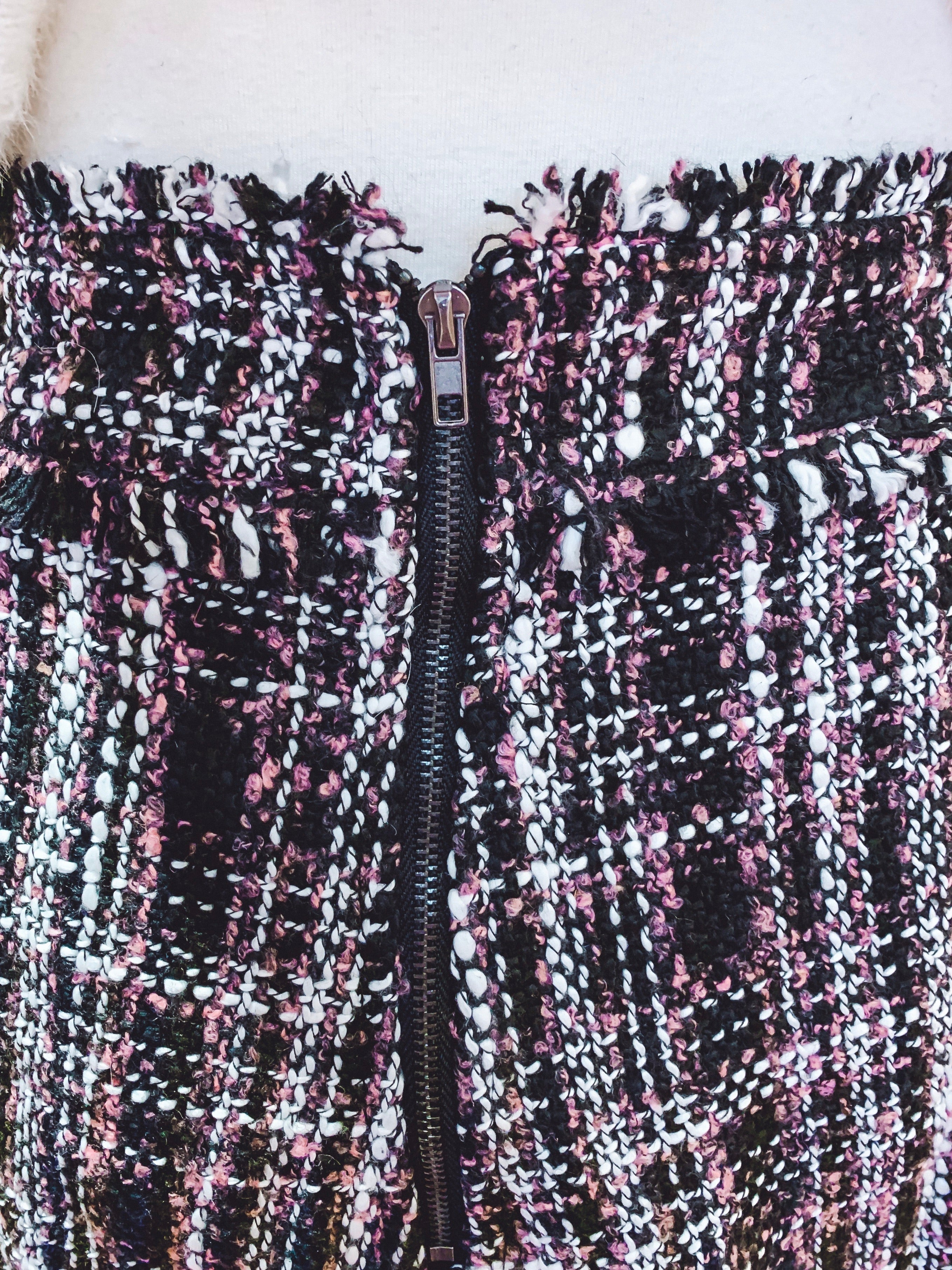 Tweed Plaid Shorts