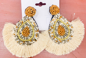 Falling for You Tassels in Cream