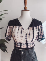 Load image into Gallery viewer, Midnight Tie Dye Blouse
