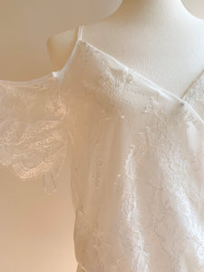 In a Dream White Lace Bodysuit