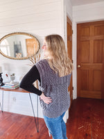 Load image into Gallery viewer, Charcoal Sweater Vest
