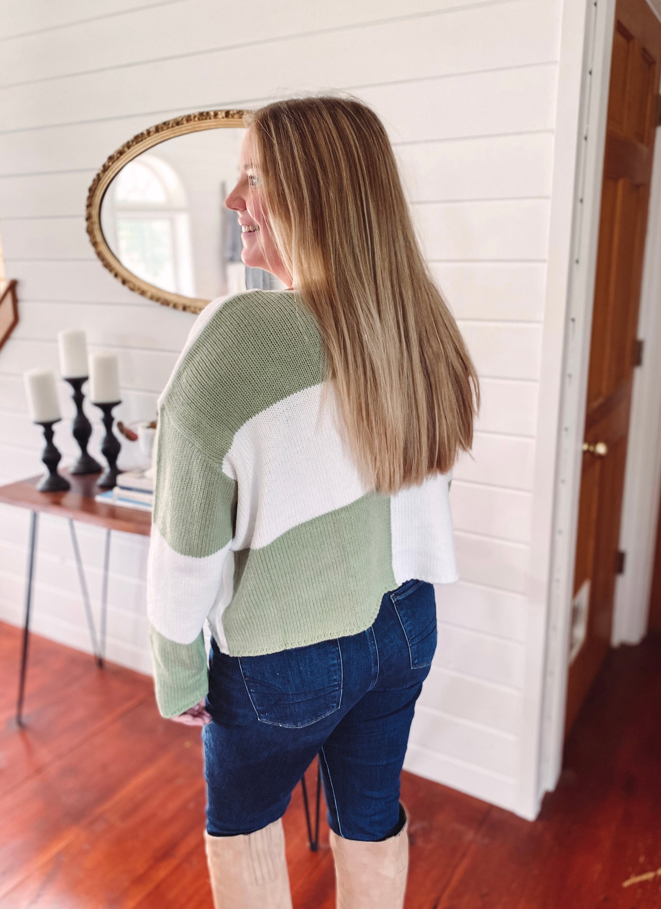 Color Block Sweater