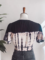 Load image into Gallery viewer, Midnight Tie Dye Blouse
