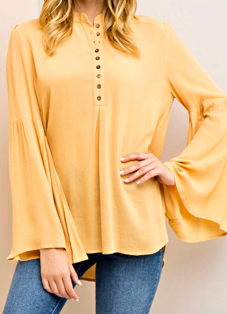 Honey Bell Sleeve Blouse