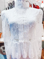 Load image into Gallery viewer, Ava Lace Blouse
