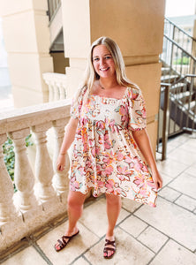 Hibiscus Floral Dress