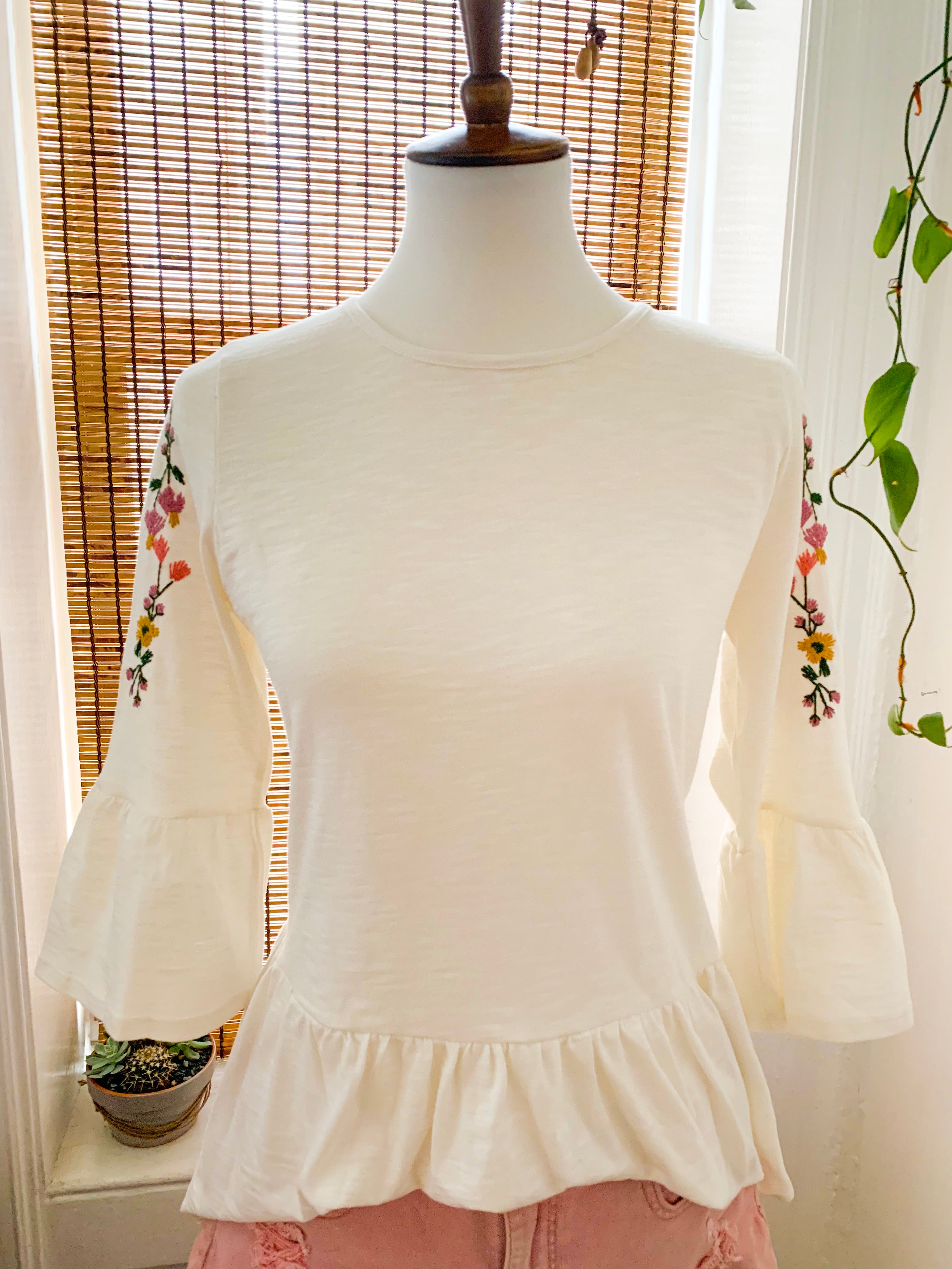 Secret Garden Embroidered Top