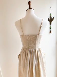 Breezy Buttoned Dress