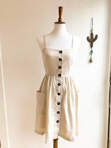 Breezy Buttoned Dress